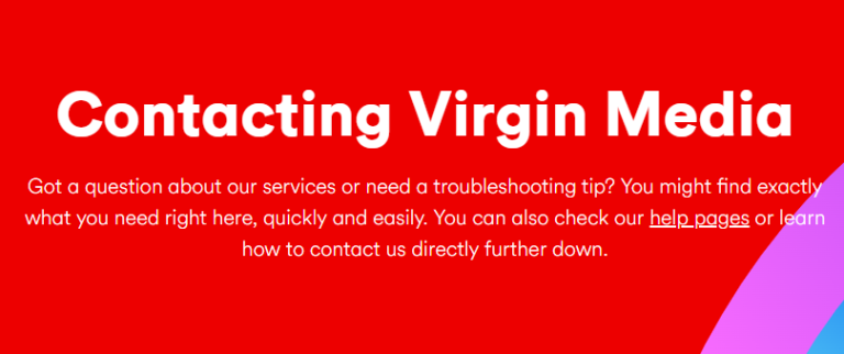 Virgin Media Contact