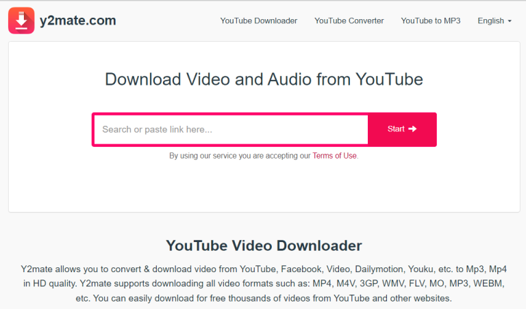 Y2mate: Download and Convert YouTube Videos Easily